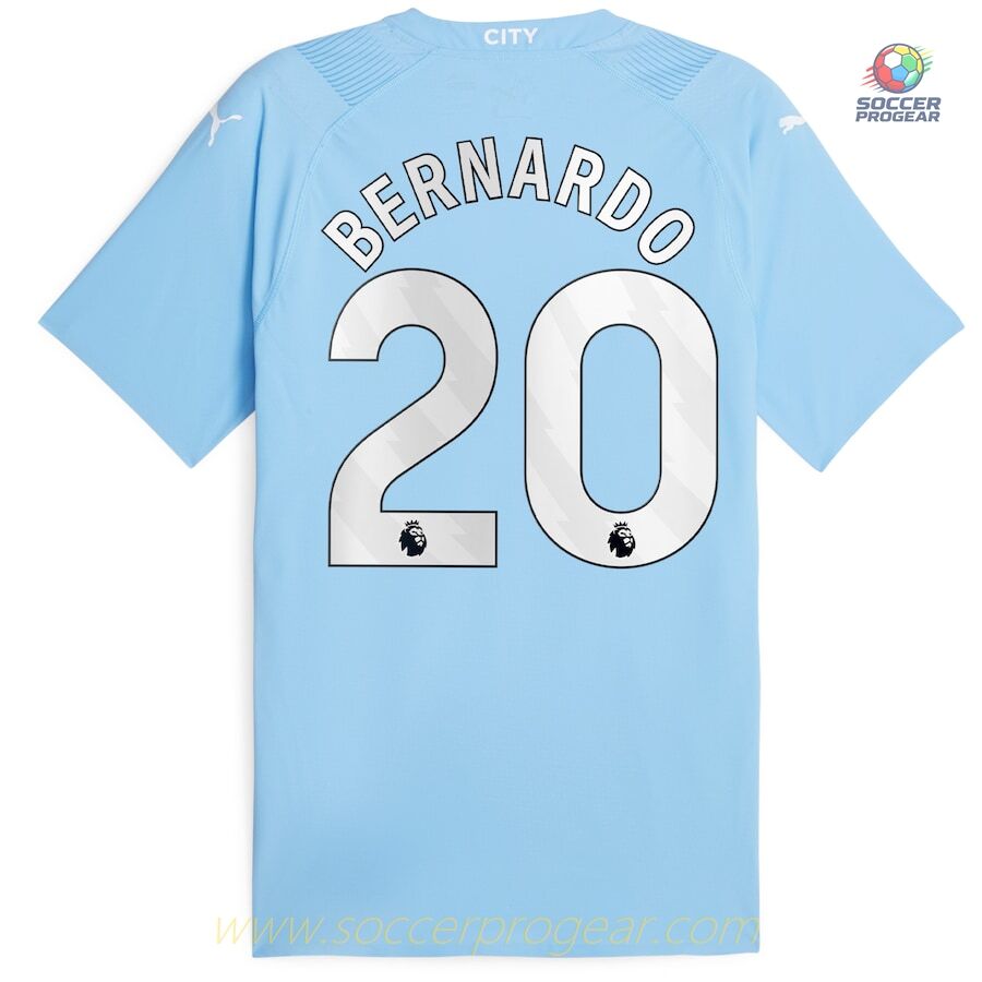 MANCHESTER CITY Official HOME 2023 2024 KIDS KIT JERSEY BERNARDO