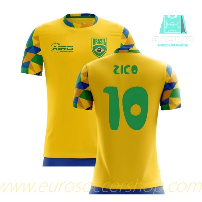 2025-26 Edition Seleção Brasileira Home Kit Match Quality Children (Zico 10)