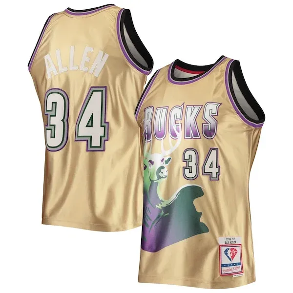 Ray Allen MIL Swingman Jersey - top-tier contemporary NBA NBA