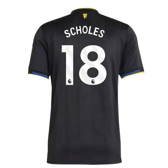Scholes 18 Authentic 2025-2026 Man Utd Premier League Third Jersey