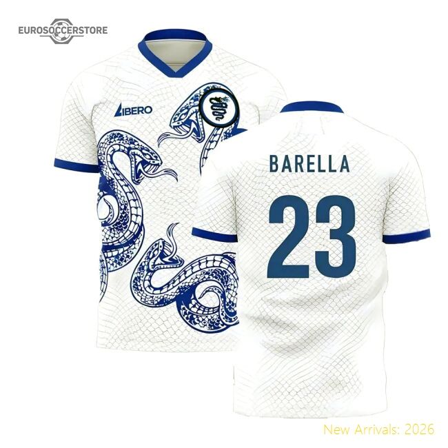 Serie A Team Barella First-class Away Jersey Italiano Nike Dri-fit