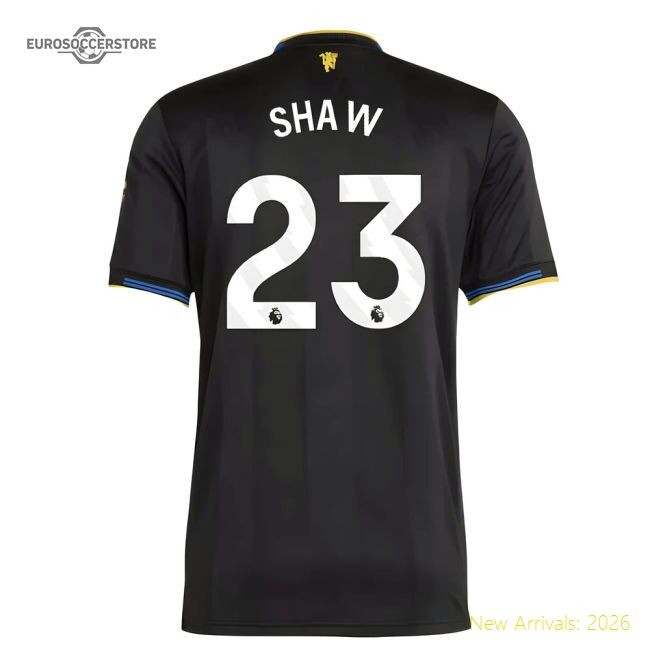 Premium 2025-2026 Man Utd Authentic Third Shirt (shaw 23) - Premium