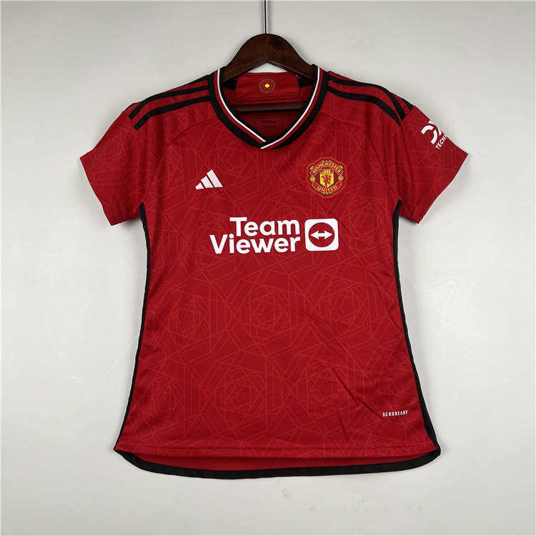 Manchester United 2324 Home Kit Women's Soccer Jersey - Official