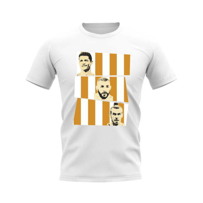 RM Classic Football T-Shirt (White) Lightweight Antibacterial