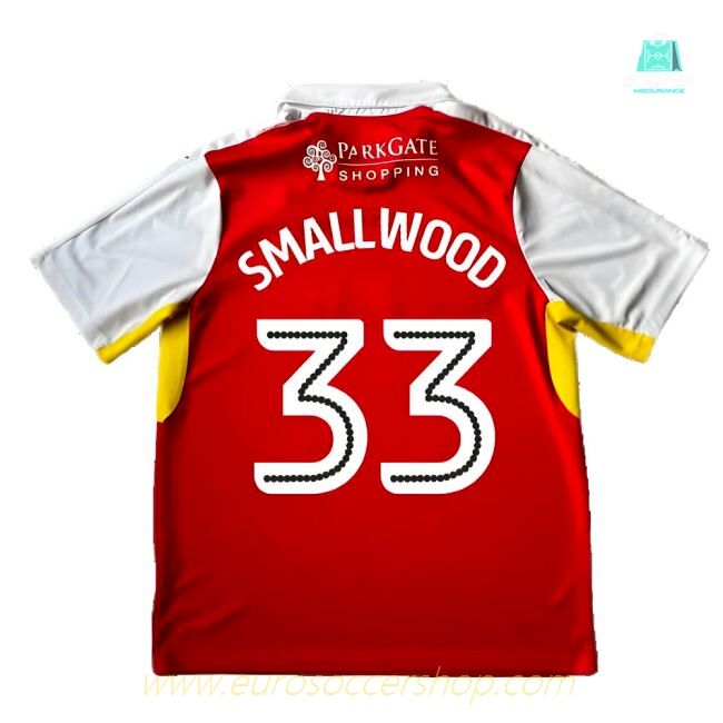 Rotherham 2016-17 Home Shirt ((Good) XL) (Smallwood 33)