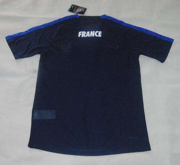 High Quality Comfort Fit France 2016 Euro Navy Training Shirt