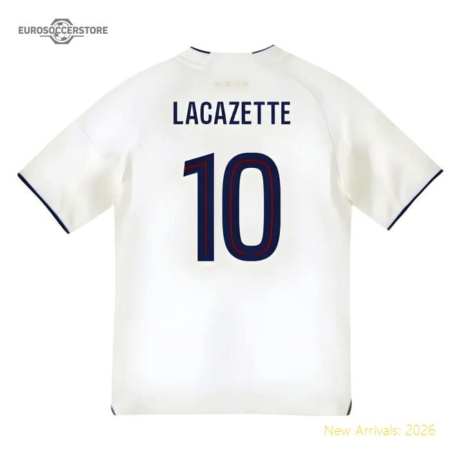 Performance 2025-2026 Olympique Lyon Home Shirt (Kids) (Lacazette 10)
