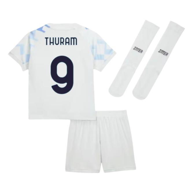 2025-2026 Inter Milan Mini Away Vintage Kit (Thuram 9) UV Protection