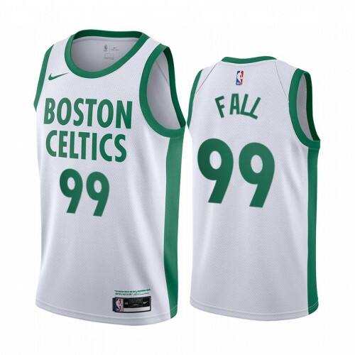 BOS Tacko Fall #99 Superior 2020 City NBA Swingman Jersey White
