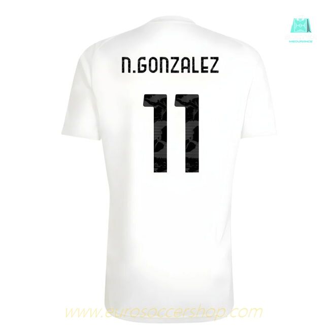 2025-2026 Juventus Training Shirt (White) (N.Gonzalez 11)
