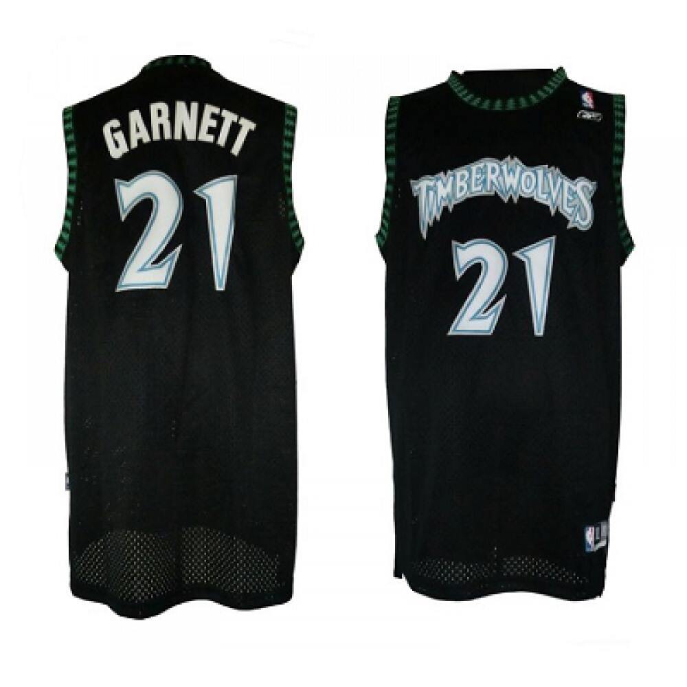 Exclusive Men's Timberwolves #21 Retro Black Basketball Jersey