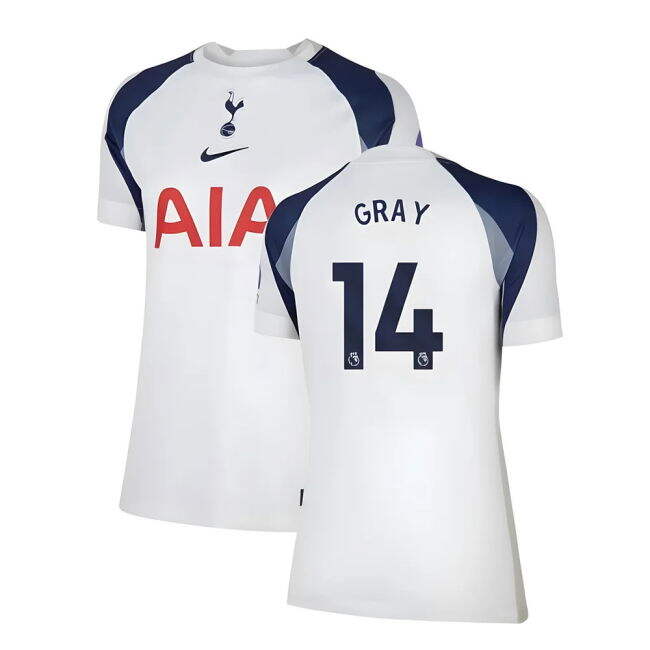 2025-20 Tottenham Authentic Home Football Shirt Gray 14 M Women S