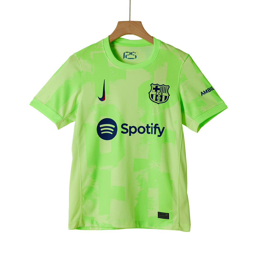 Barcelona Third Away Soccer Jersey Kit(Jersey+Shorts) 2024/25Authentic
