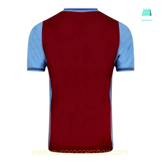 Score Draw Aston Villa 1982 Champions of Europe Retro Football Shirt