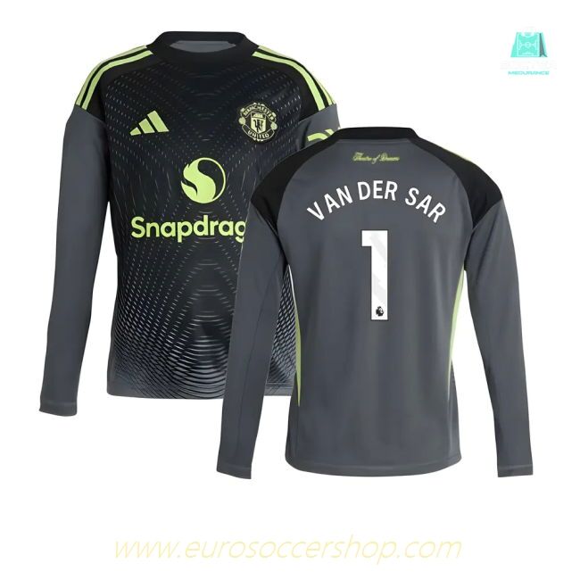 2025-2026 Man Utd Home Goalkeeper Shirt (Grey) - Kids (Van Der Sar 1)