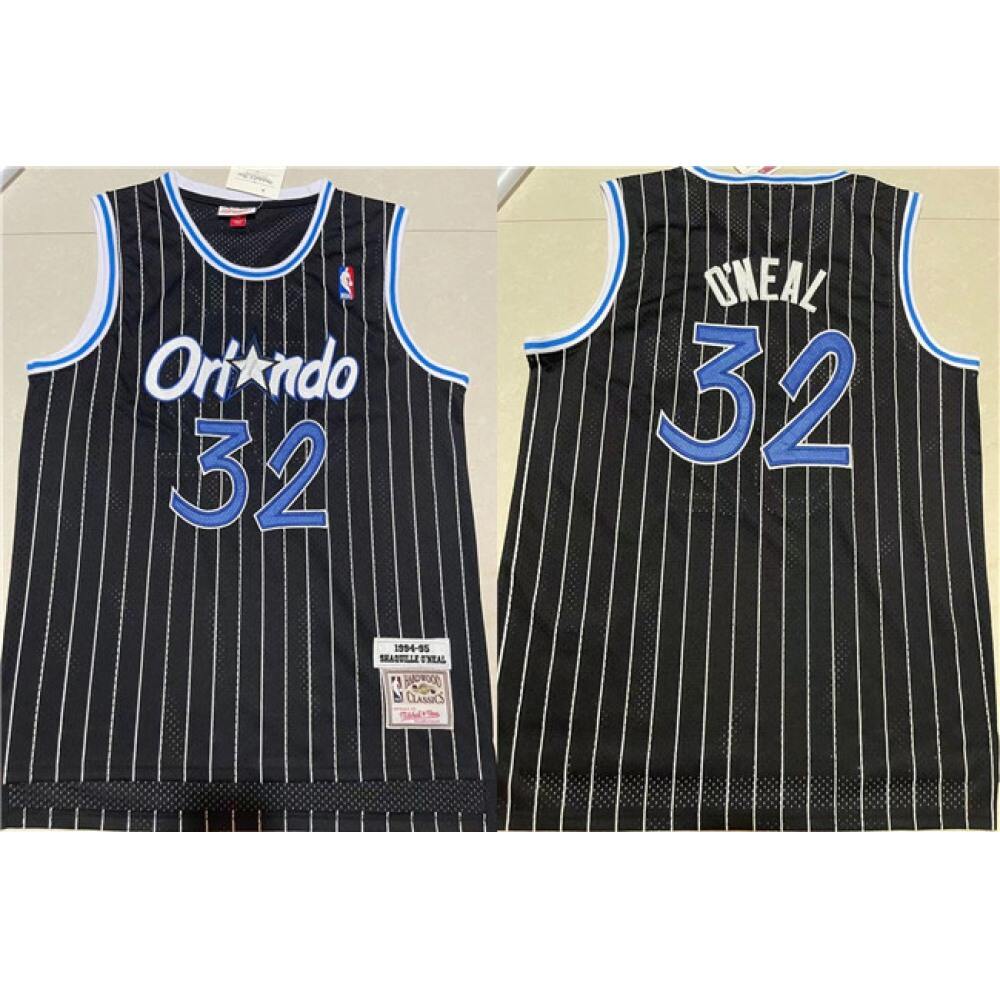 Game Day Value Men's Magic #32 Shaquille Black Basketball Jersey