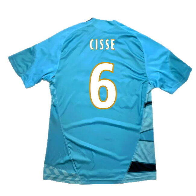 Marseille 2009-10 Away Shirt ((Excellent) M) (Cisse 6)