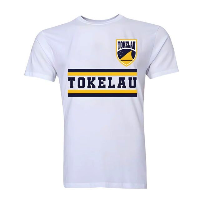 Tokelau Core Football Country T-Shirt (White) (2)