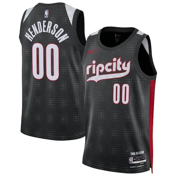 Scoot Henderson POR Swingman Jersey - exclusive replica-jersey - Black