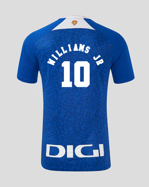 Athletic Bilbao's 24-25 Season Away Williams Jr Number 10 Jersey