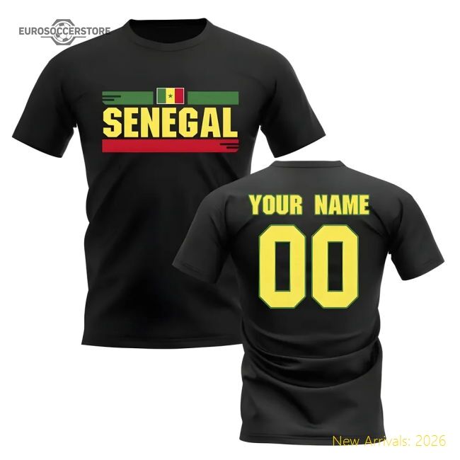 Personalised Senegal 20242025 Regular Jersey  Highperformance