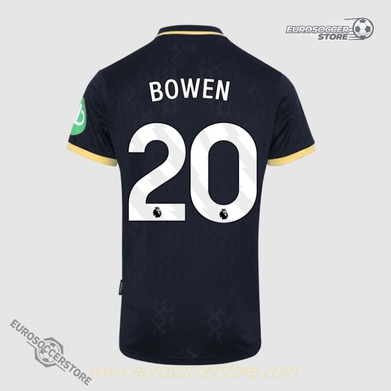 West Ham United 25-26 Season Third Jersey with BOWEN 20 Printing