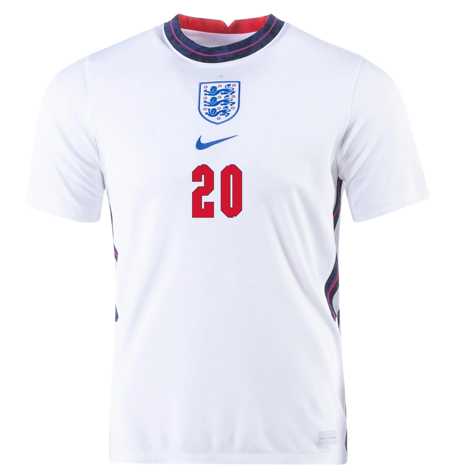 Adult Eng Marcus Rashford England Premium Home Jersey 2020