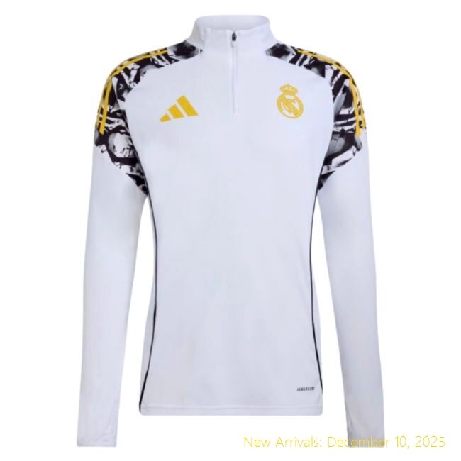 Authentic 2025-2026 RM Real Madrid Avengers Training Top (White)