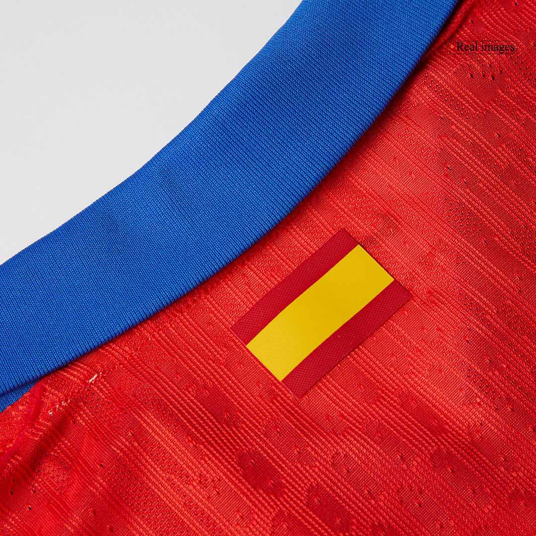 Player Version J.ALVAREZ #19 Atletico Madrid Home Soccer Jersey 2024/2