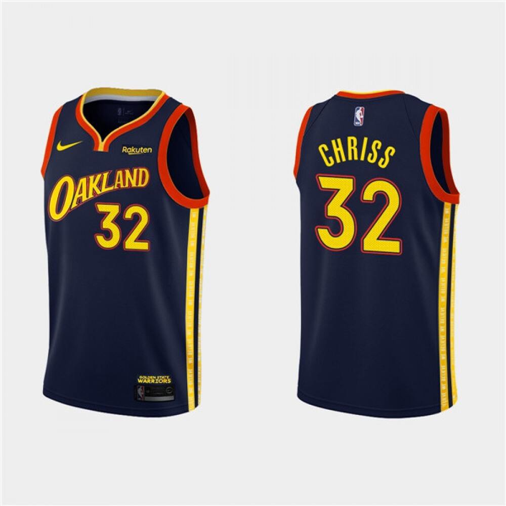 32 Golden State Warriors Navy Jersey - City Edition - NBA Collection