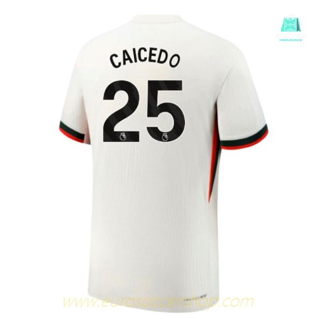 2025-2026 Chelsea Authentic Dri-Fit ADV Away Shirt (Caicedo 25)