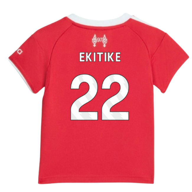 Elite Liverpool 2025-2026 Liverpool Home Baby Kit (Ekitike 22)