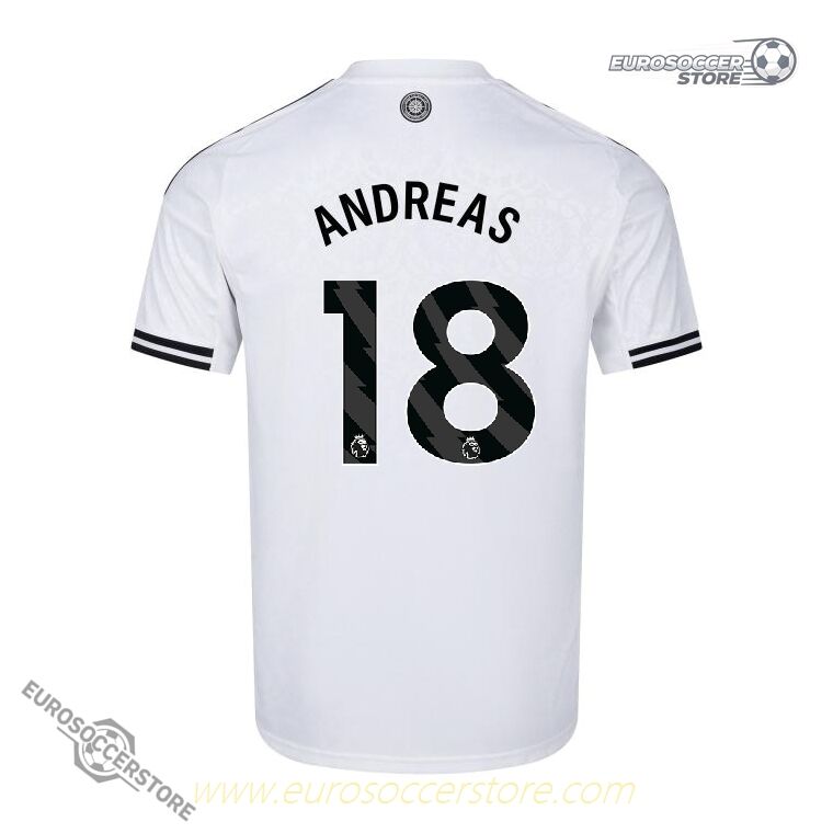 Fulham Home ANDREAS 18 Football Jersey 25-26 Season