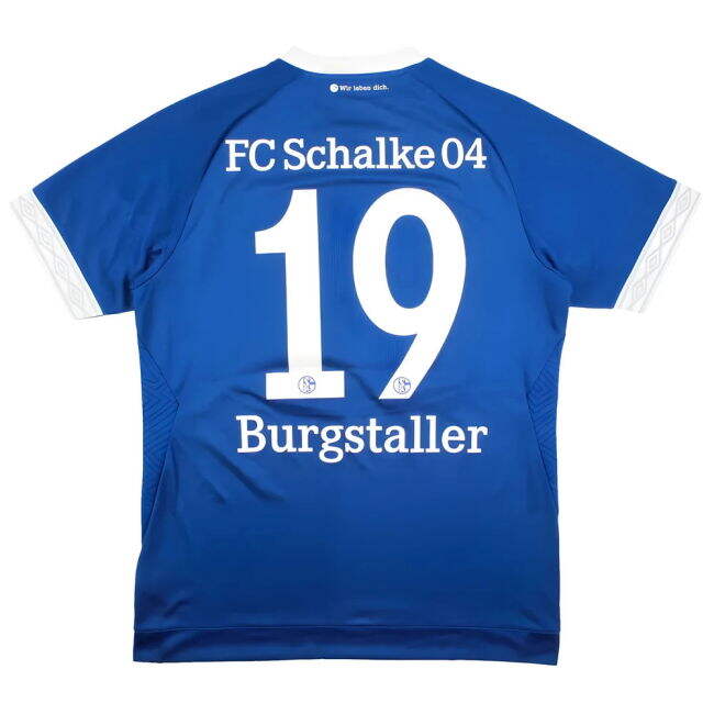 2018-19 Schalke Home Economic Shirt (M) (M) (Mint) Antibacterial