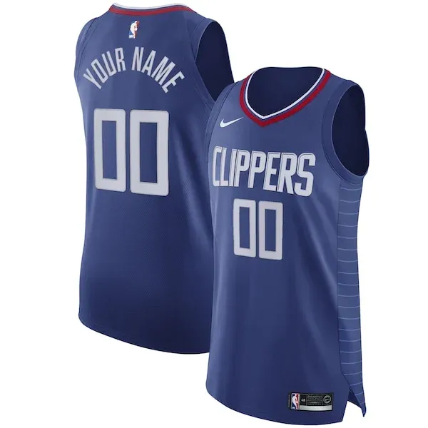 LA Clippers LAC Authentic Jersey - trendy top-tier - Blue sports