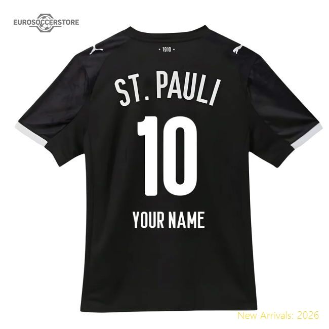 Excellent 2025-2026 St Pauli Third Shirt (your Name) - Budget-friendly