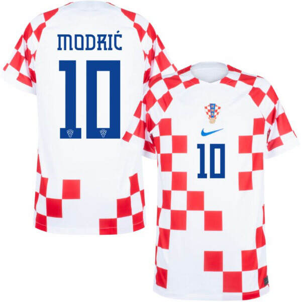 Croatia World Cup 2022 Soccer Shirt Home Football shirt MODRIC -
