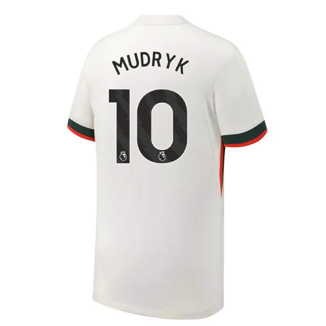 2025-20 Chelsea Away Football Shirt Mudryk Name & Number L M S Kids