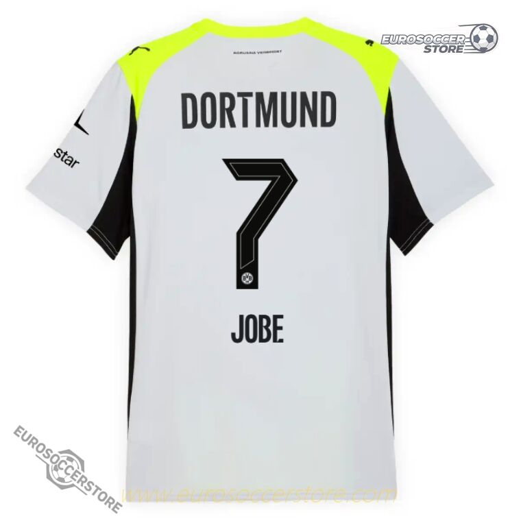 Borussia Dortmund 25-26 Season JOBE 7 Away Football Jersey