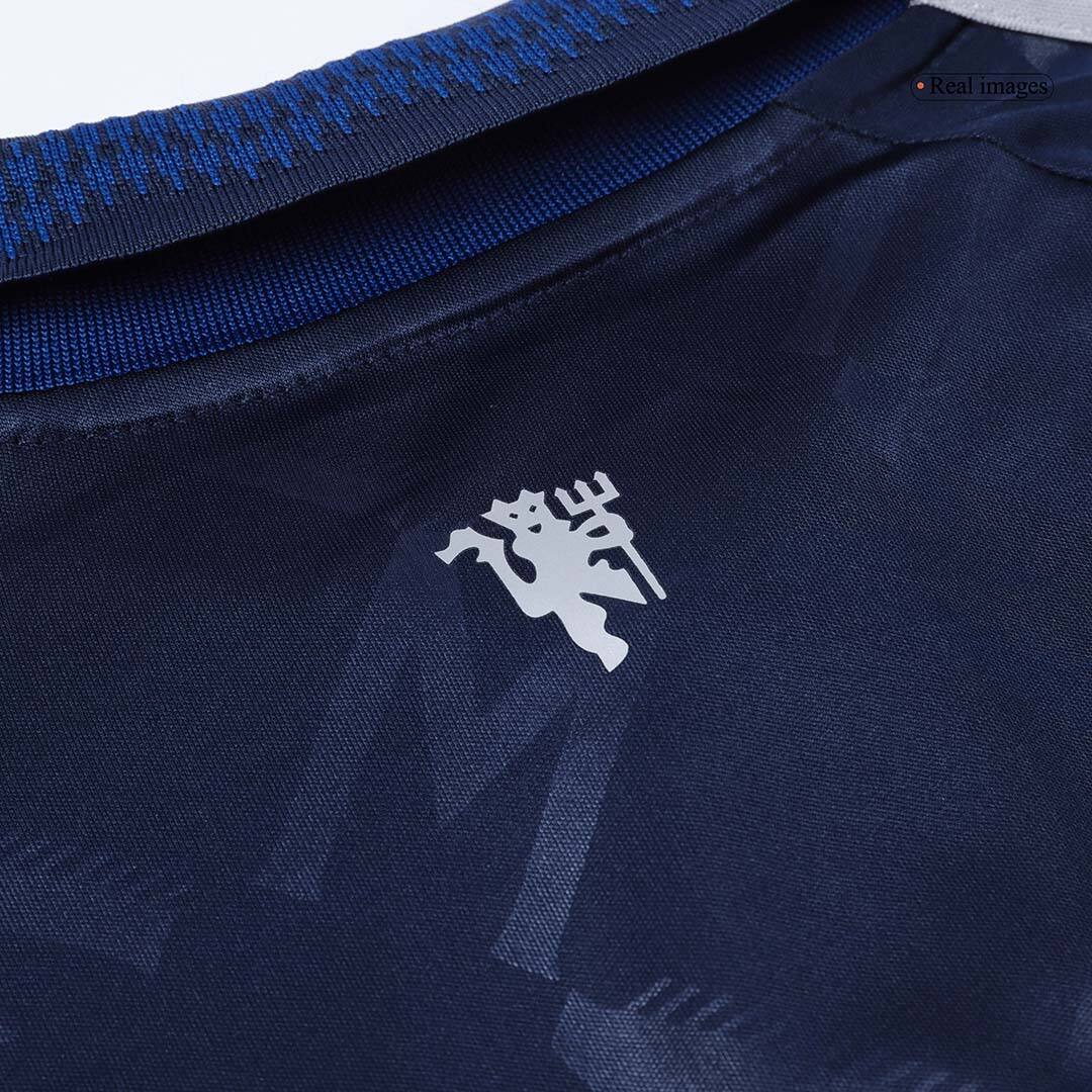 Kid's Manchester United Away Soccer Jersey Kit(Jersey+Shorts) 2024/25A