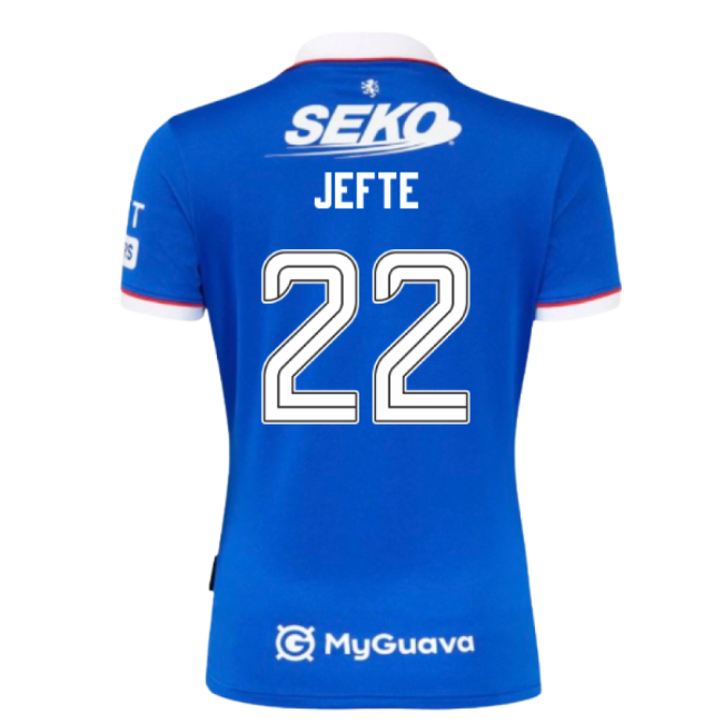 Durable Material Rangers Fc Jefte #22 Updated Design Match Day Offi...