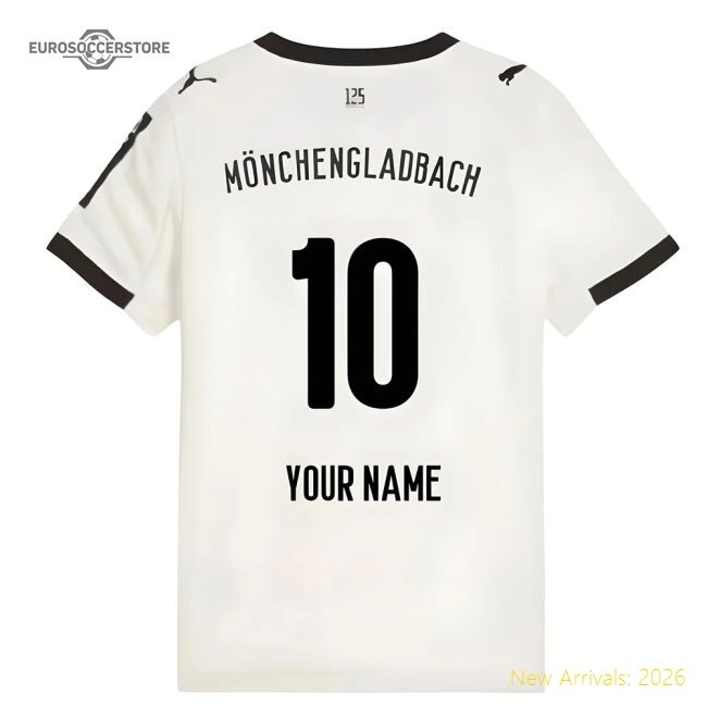 First-class 2025-2026 Borussia Mgb Home Shirt (kids) (your Name)