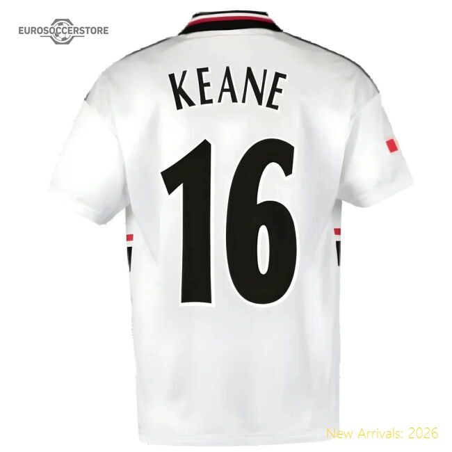 Authentic 1999 Manchester United Away Football Shirt (keane 16)