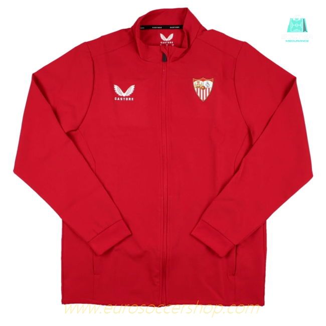 2023-2024 Sevilla Away Anthem Jacket (True Red)