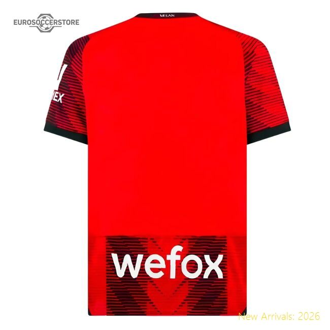 2023-2024 Ac Milan Home Shirt - Match Quality - Official Design