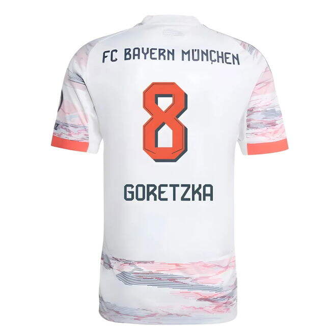 2025-2026 Bayern Munich Away Shirt (Goretzka 8) Quick Dry