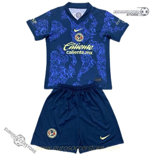 Club America Kids' Away Jersey Kit for the 24-25 Season