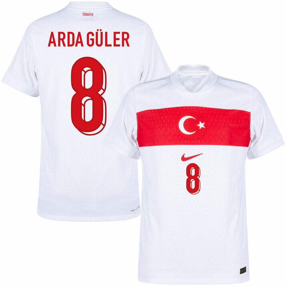 Türkiye Home Soccer Shirt 2024-2025 Edition Season Arda Guler