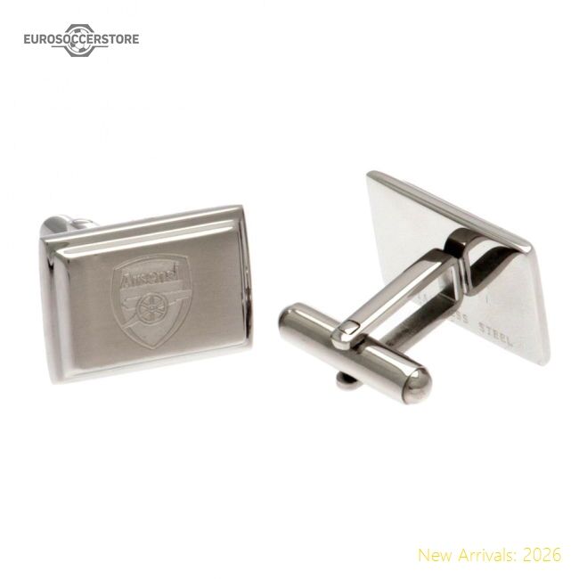 Official Arsenal Fc Tie Slide & Cufflink Set - Premium Quality