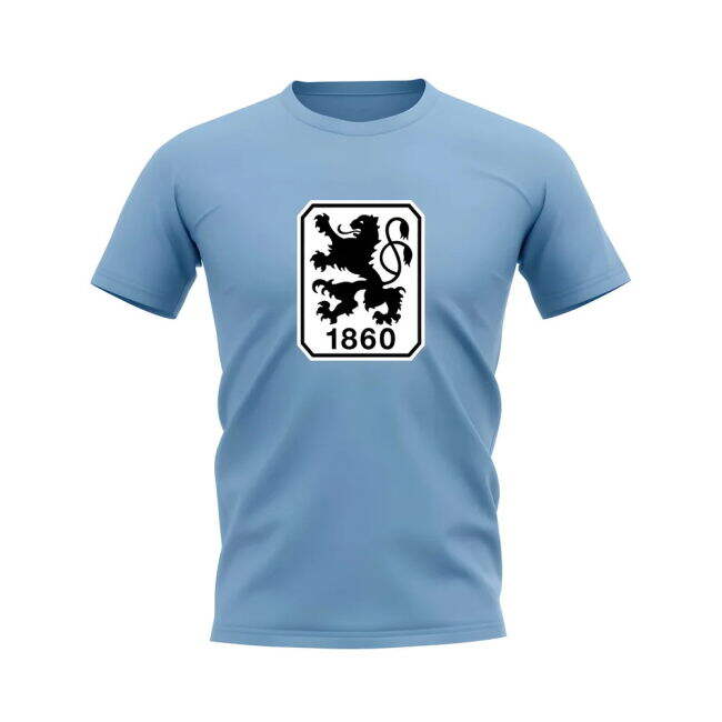 1860 Badge T-Shirt (Sky) Moisture Wicking Reinforced Seams